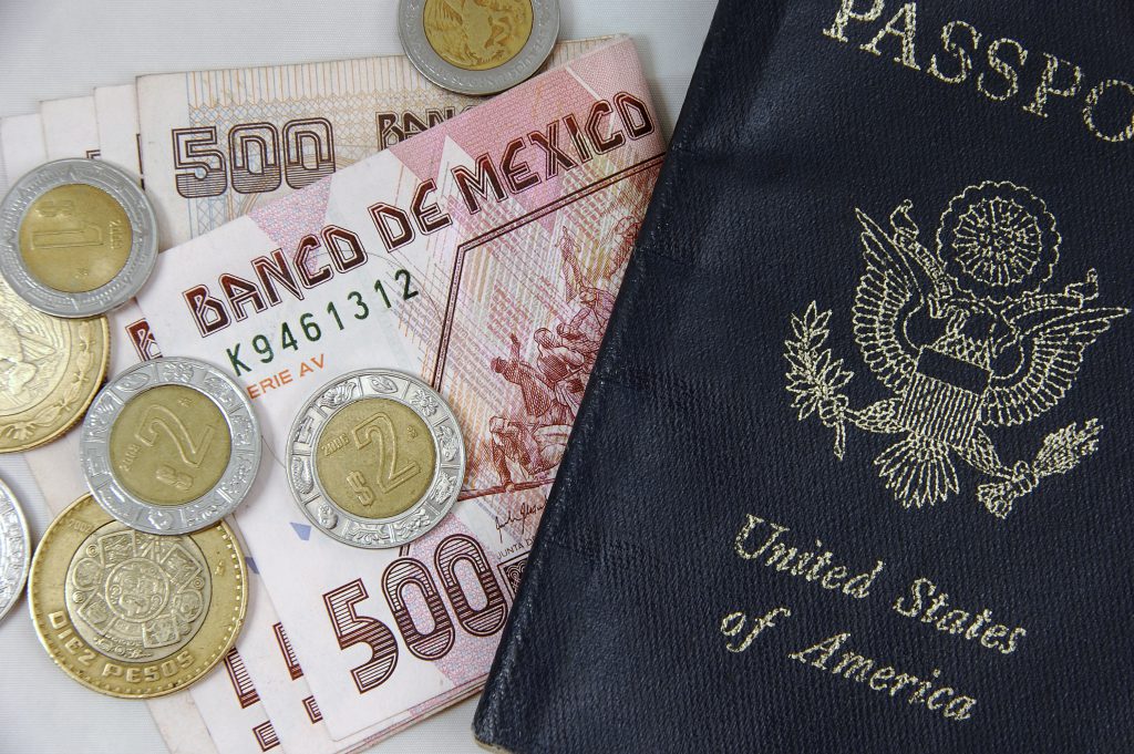 pesos and passport
